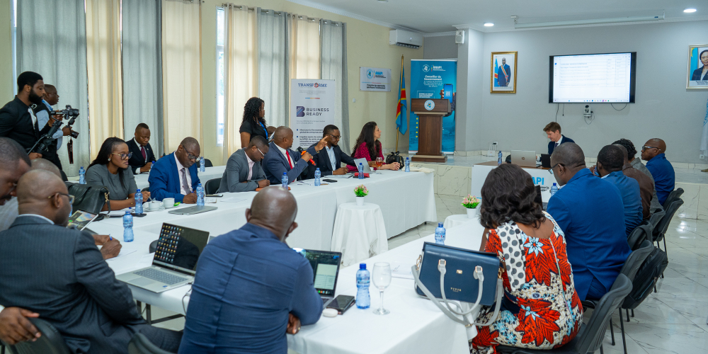 À Kinshasa, la Banque mondiale accompagne la RDC dans l’offensive B Ready pour améliorer le climat des affaires