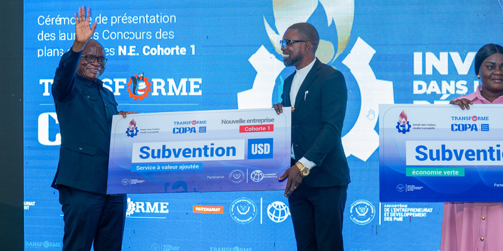 Justin Kalumba aux lauréats du COPA : « Transformez ces subventions en emplois »
