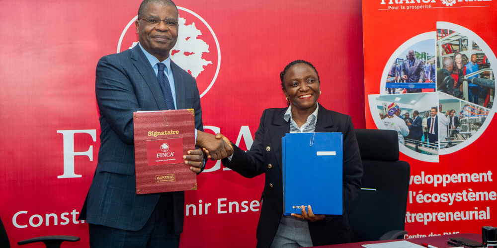 TRANSFORME et FINCA scellent une alliance pour financer la croissance des nouvelles entreprises congolaises